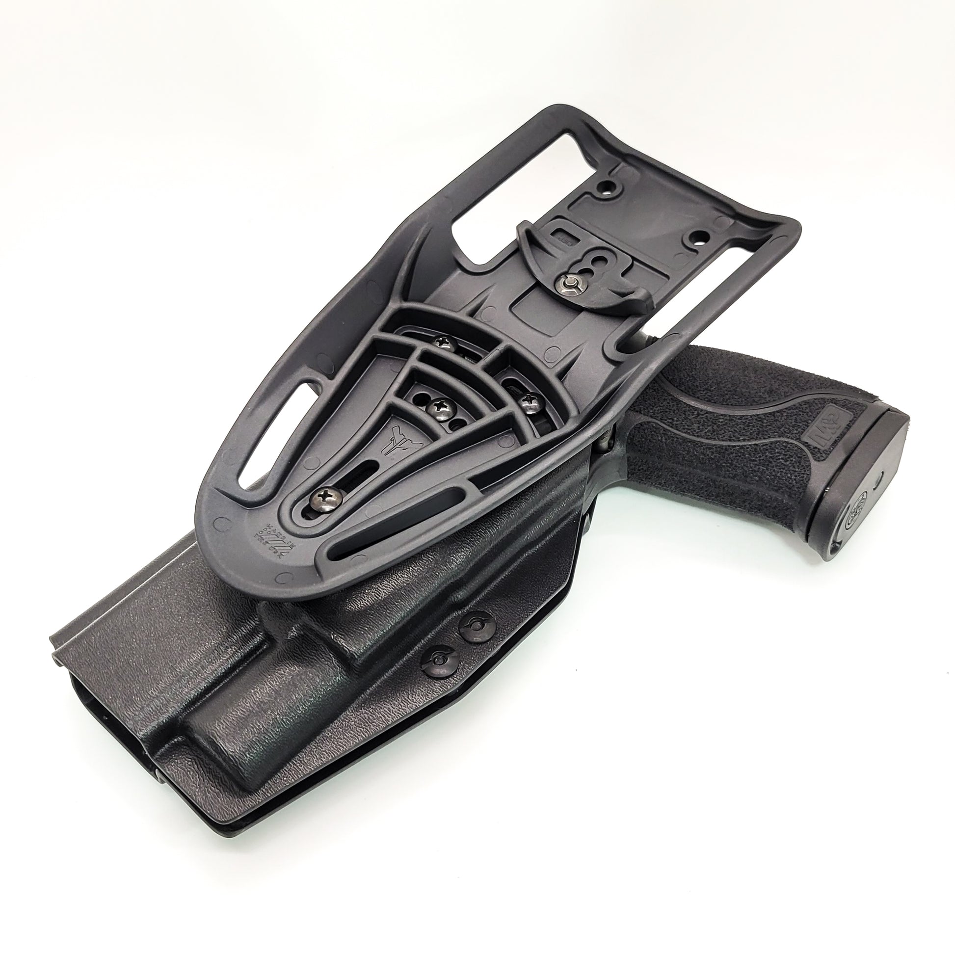 For the best OWB S&W Performance Center M&P 10MM M2.0 5.6" pistol & Surefire X300U-A or B, X300T-A or B Duty & Competition Holster shop Four Brothers Holsters. 