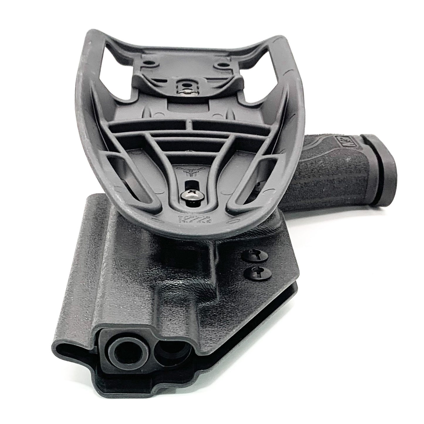 For the best Outside Waistband Smith and Wesson M&P 5” Duty & Competition Style Kydex Holster, shop Four Brothers 4BROS Holsters.  Proudly made in the USA.