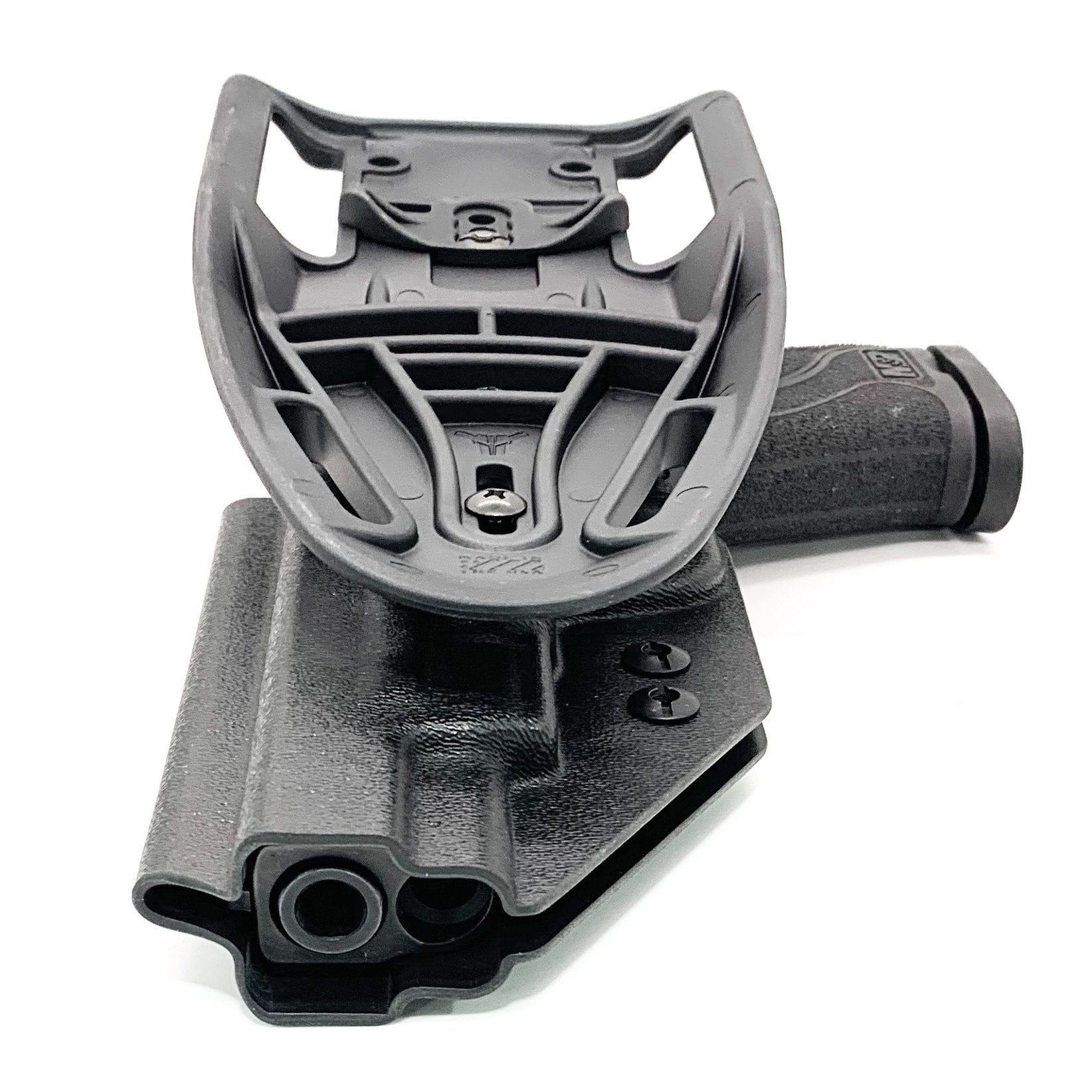For the best Outside Waistband Smith and Wesson M&P 5” Duty & Competition Style Kydex Holster, shop Four Brothers 4BROS Holsters.  Proudly made in the USA.