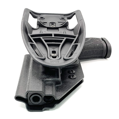For the best Outside Waistband Smith and Wesson M&P 5” Duty & Competition Style Kydex Holster, shop Four Brothers 4BROS Holsters.  Proudly made in the USA.