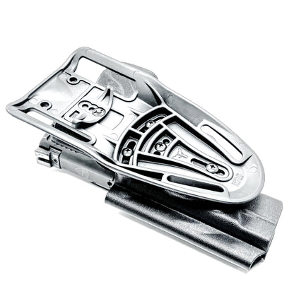 Duty and competition-style outside waistband Kydex holster for Smith & Wesson M&P M2.0 5" pistol – proudly made in the USA by Four Brothers Holsters.