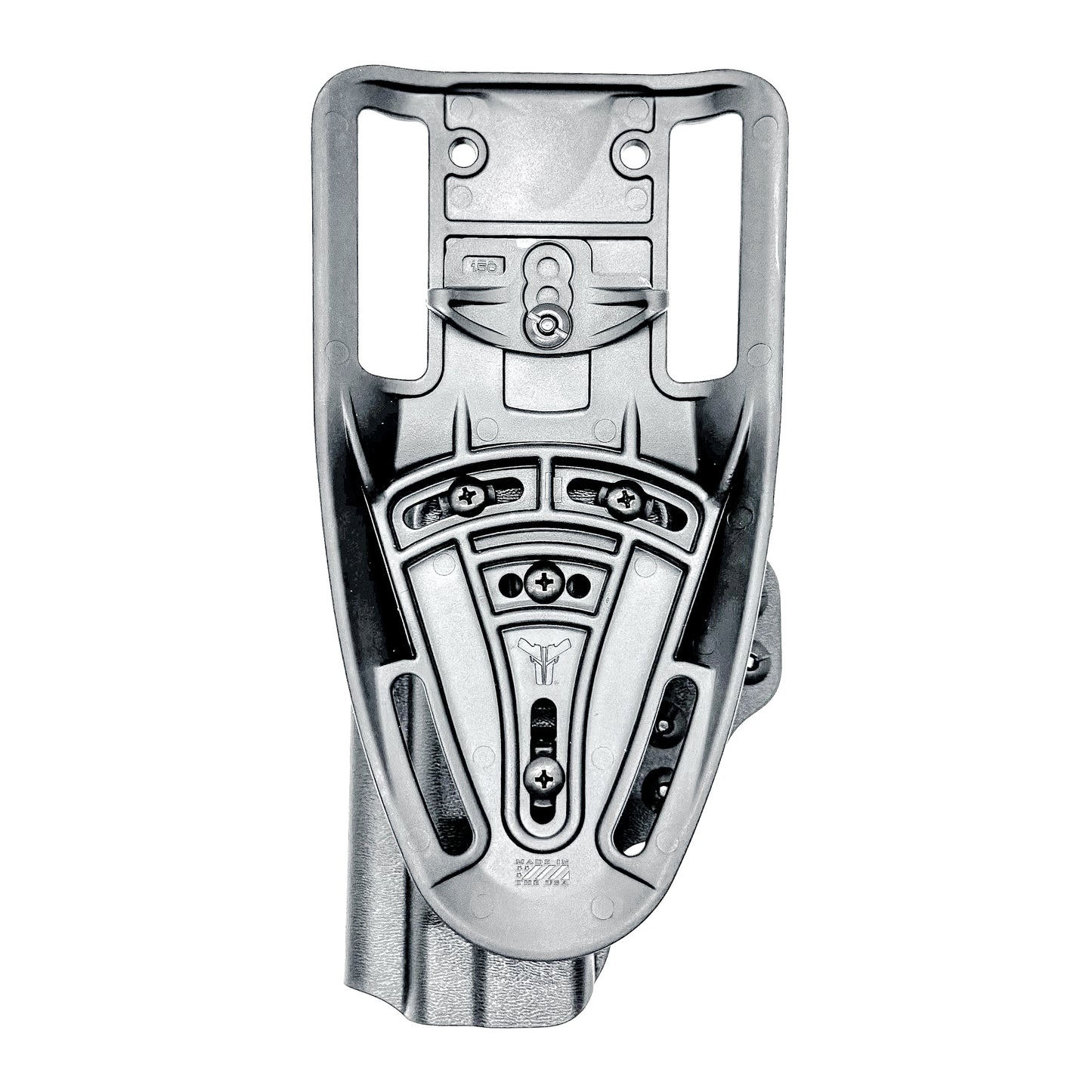 Duty and competition-style outside waistband Kydex holster for Smith & Wesson M&P M2.0 5" pistol – proudly made in the USA by Four Brothers Holsters.