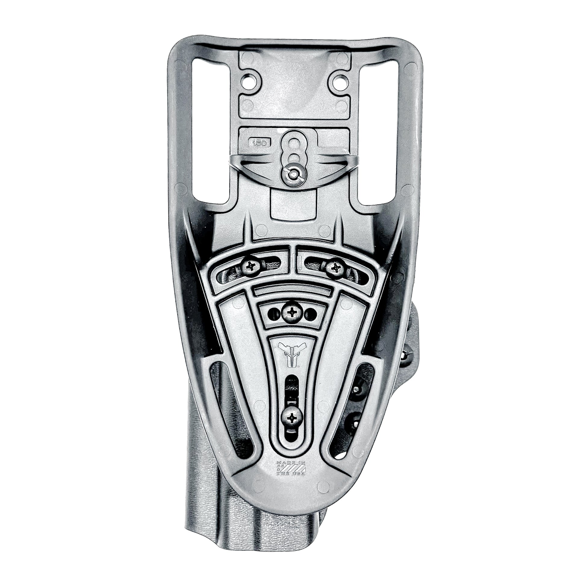 Duty and competition-style outside waistband Kydex holster for Smith & Wesson M&P M2.0 5" pistol – proudly made in the USA by Four Brothers Holsters.