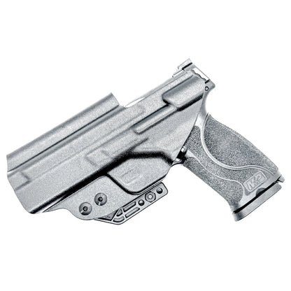 Inside waistband taco-style Kydex holster for Smith & Wesson M&P M2.0 5" pistol with thumb safety – crafted for IWB and AIWB carry by Four Brothers Holsters.