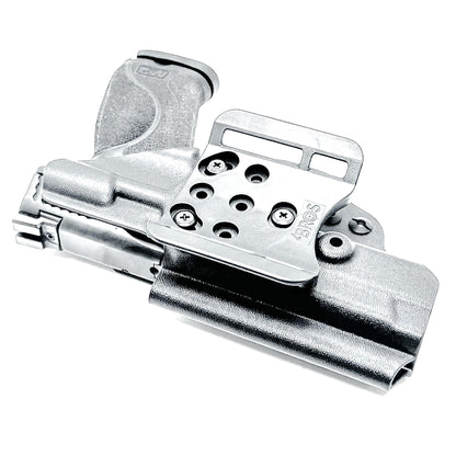 Outside waistband holster for Smith & Wesson M&P 5" Gen 1.0 and Gen 2.0 pistols – expertly crafted in the USA by Four Brothers Holsters.