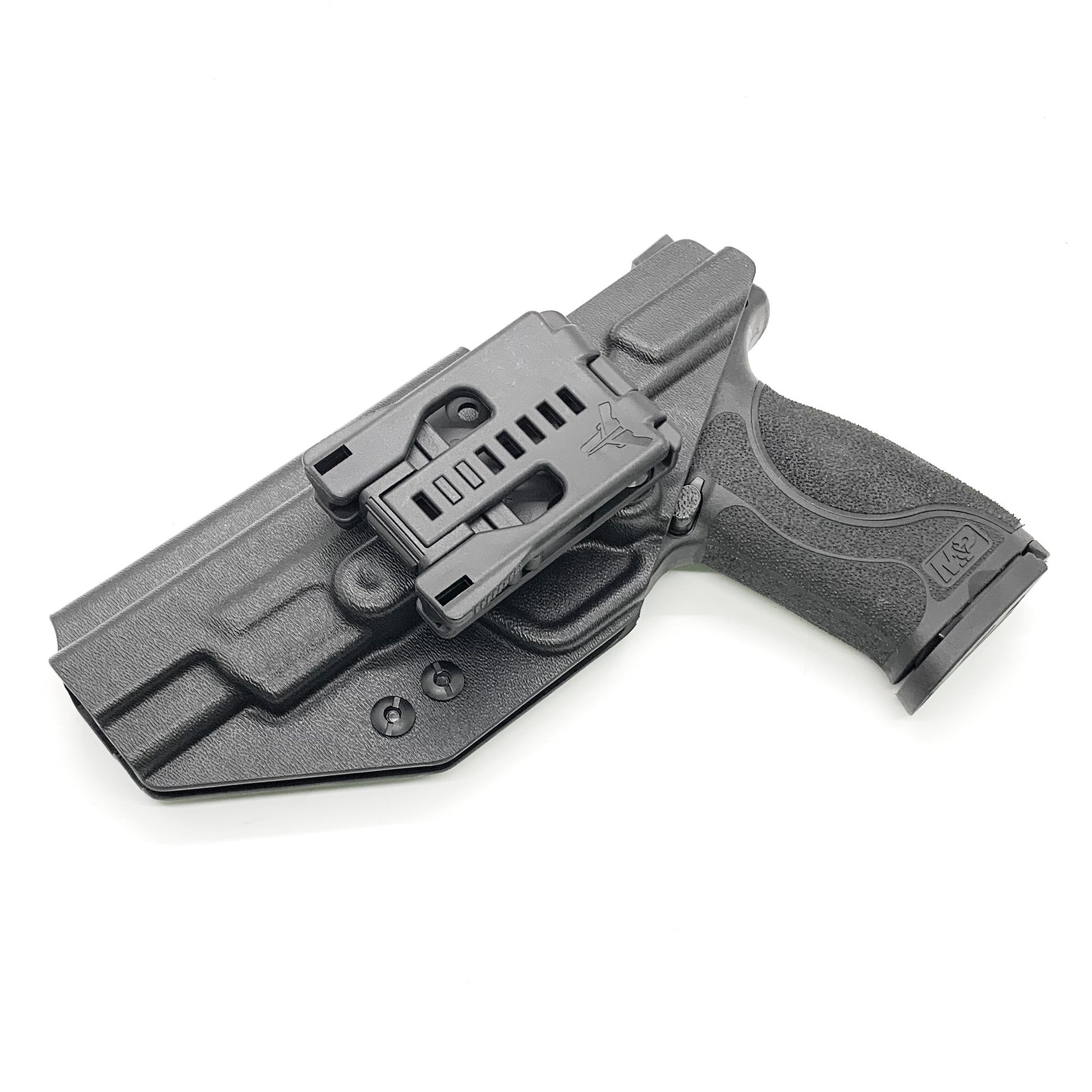 For the best OWB Outside Waistband Holster for the Smith and Wesson M&P 5” gen 1.0 or gen 2.0 pistol, shop Four Brothers 4BROS Holsters.  Made in the USA.