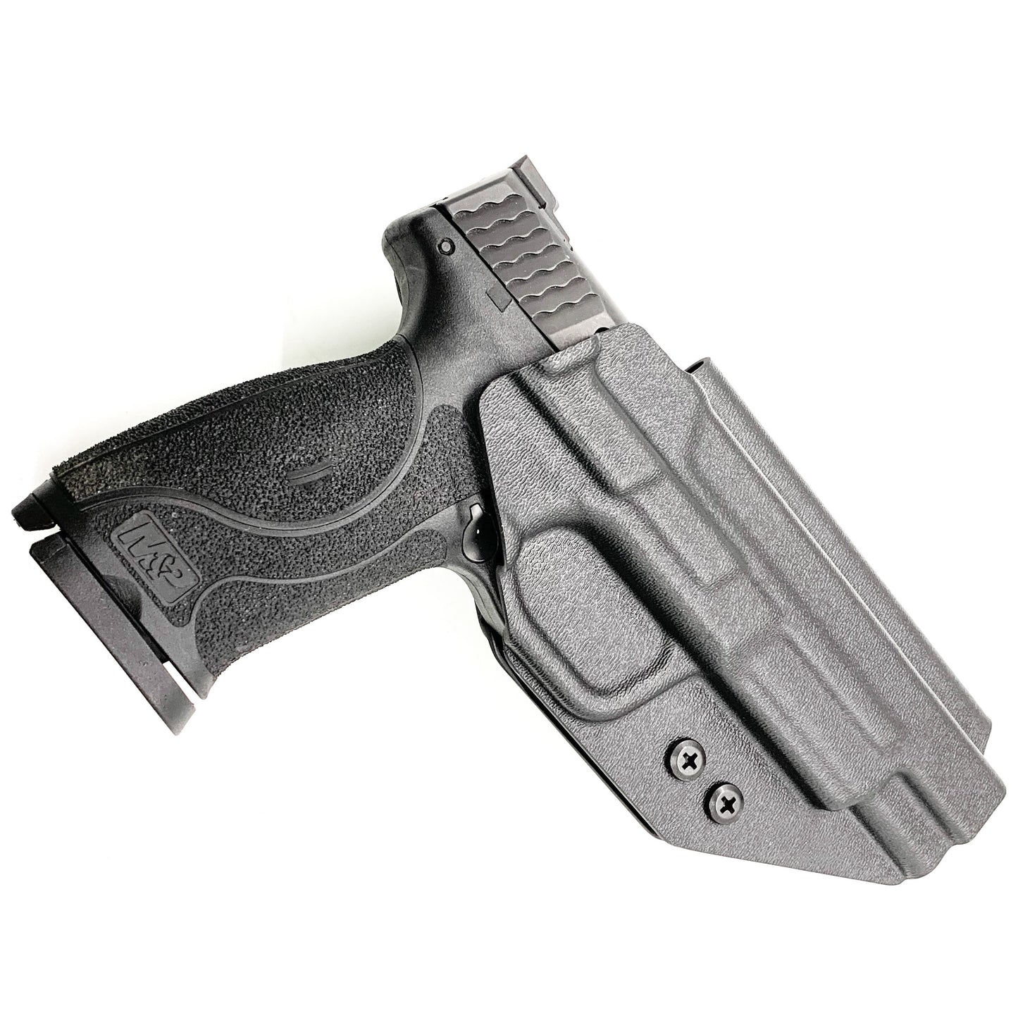 For the best OWB Outside Waistband Holster for the Smith and Wesson M&P 5” gen 1.0 or gen 2.0 pistol, shop Four Brothers 4BROS Holsters.  Made in the USA.