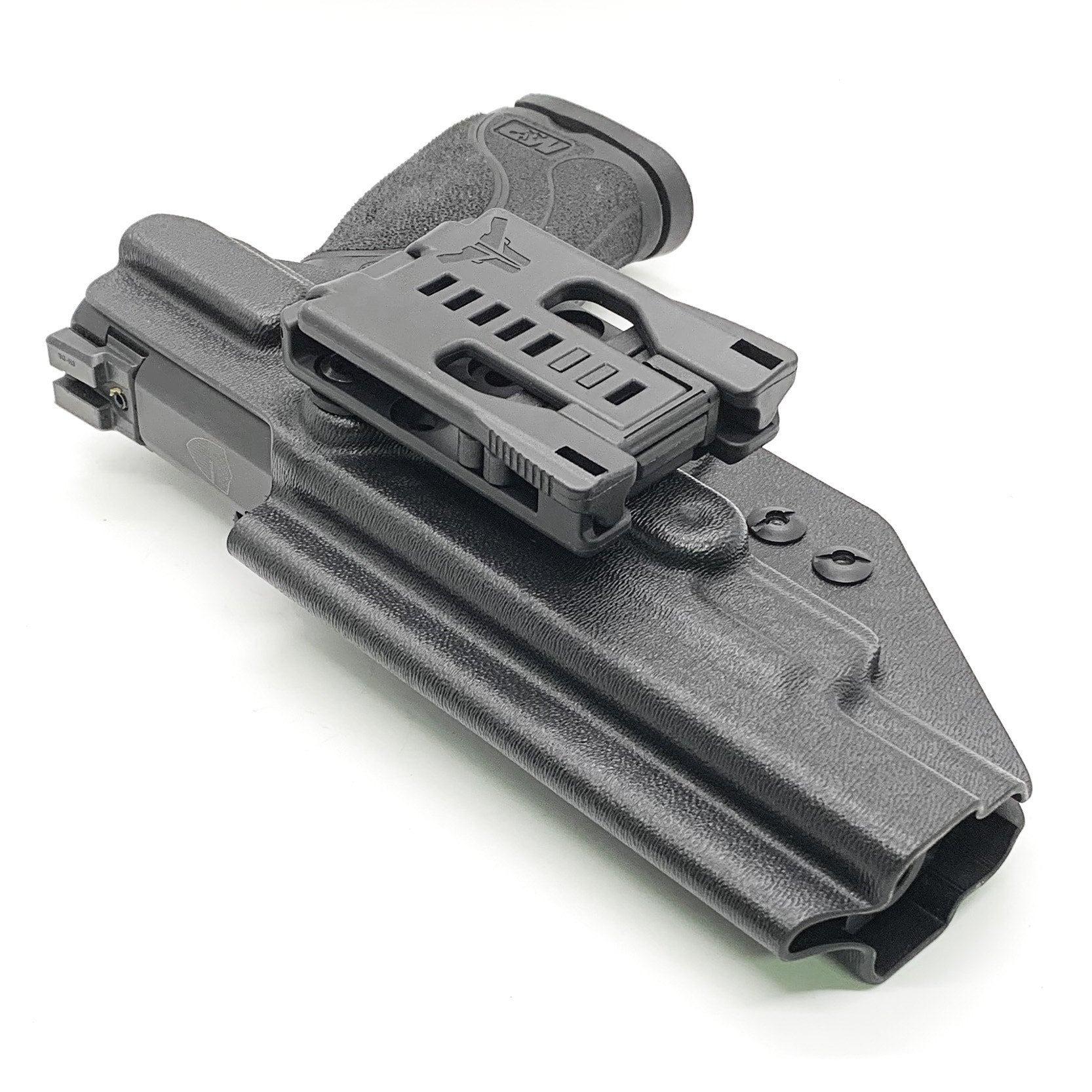 For the best OWB Outside Waistband Holster for the Smith and Wesson M&P 5” gen 1.0 or gen 2.0 pistol, shop Four Brothers 4BROS Holsters.  Made in the USA.