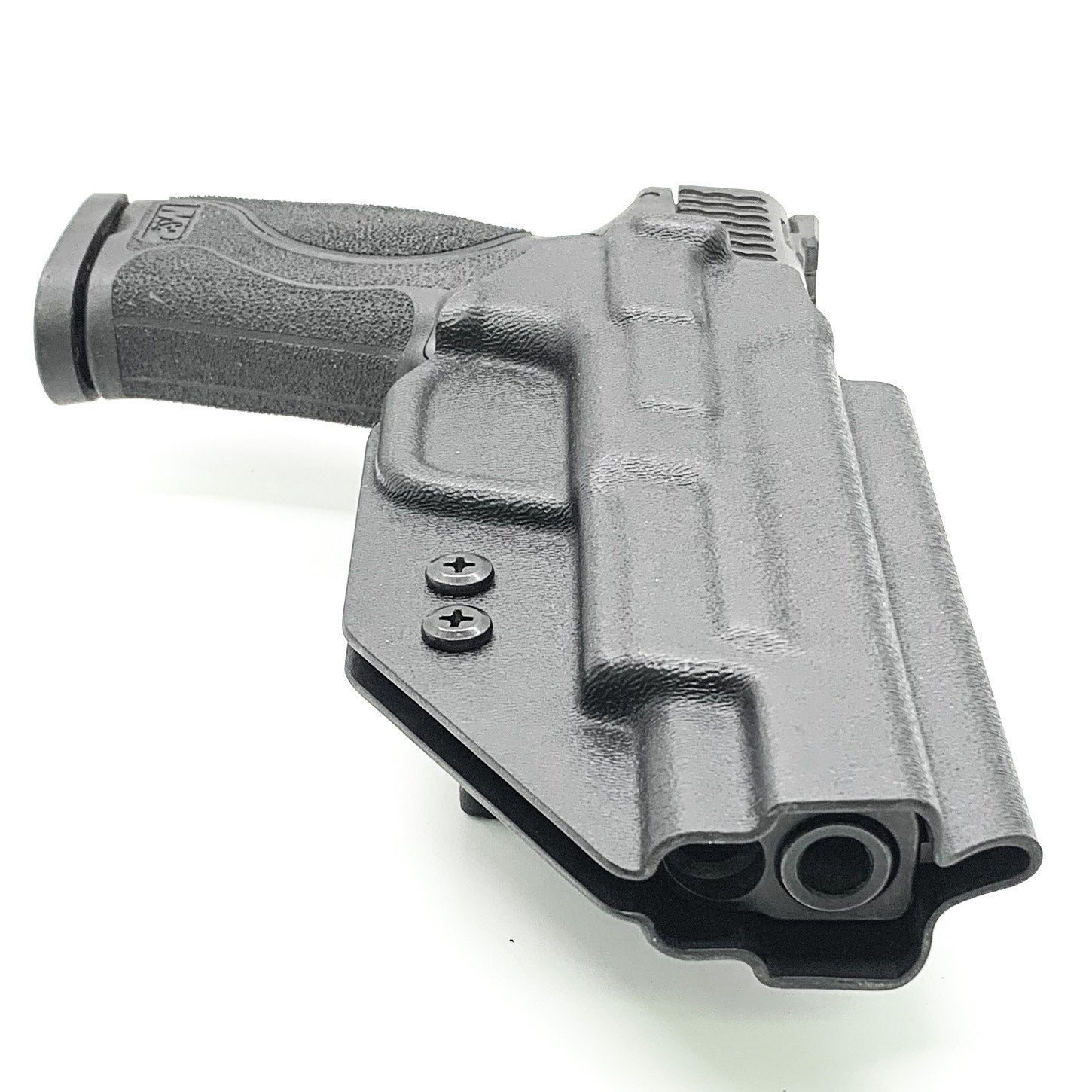 For the best OWB Outside Waistband Holster for the Smith and Wesson M&P 5” gen 1.0 or gen 2.0 pistol, shop Four Brothers 4BROS Holsters.  Made in the USA.