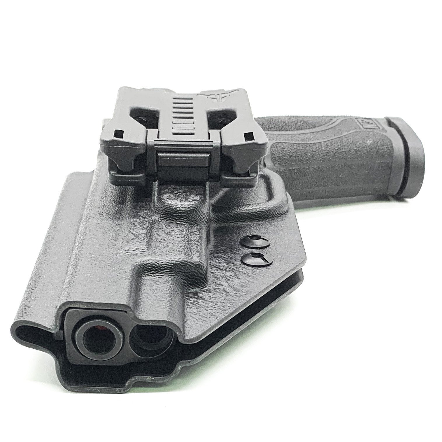 For the best OWB Outside Waistband Holster for the Smith and Wesson M&P 5” gen 1.0 or gen 2.0 pistol, shop Four Brothers 4BROS Holsters.  Made in the USA.