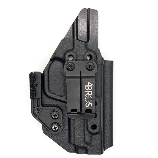 For the best IWB AIWB Inside Waistband, Kydex Taco Style Holster for the Smith and Wesson S&W M&P 9 M2.0 METAL 4" pistol shop Four Brothers 4BROS Holsters. 