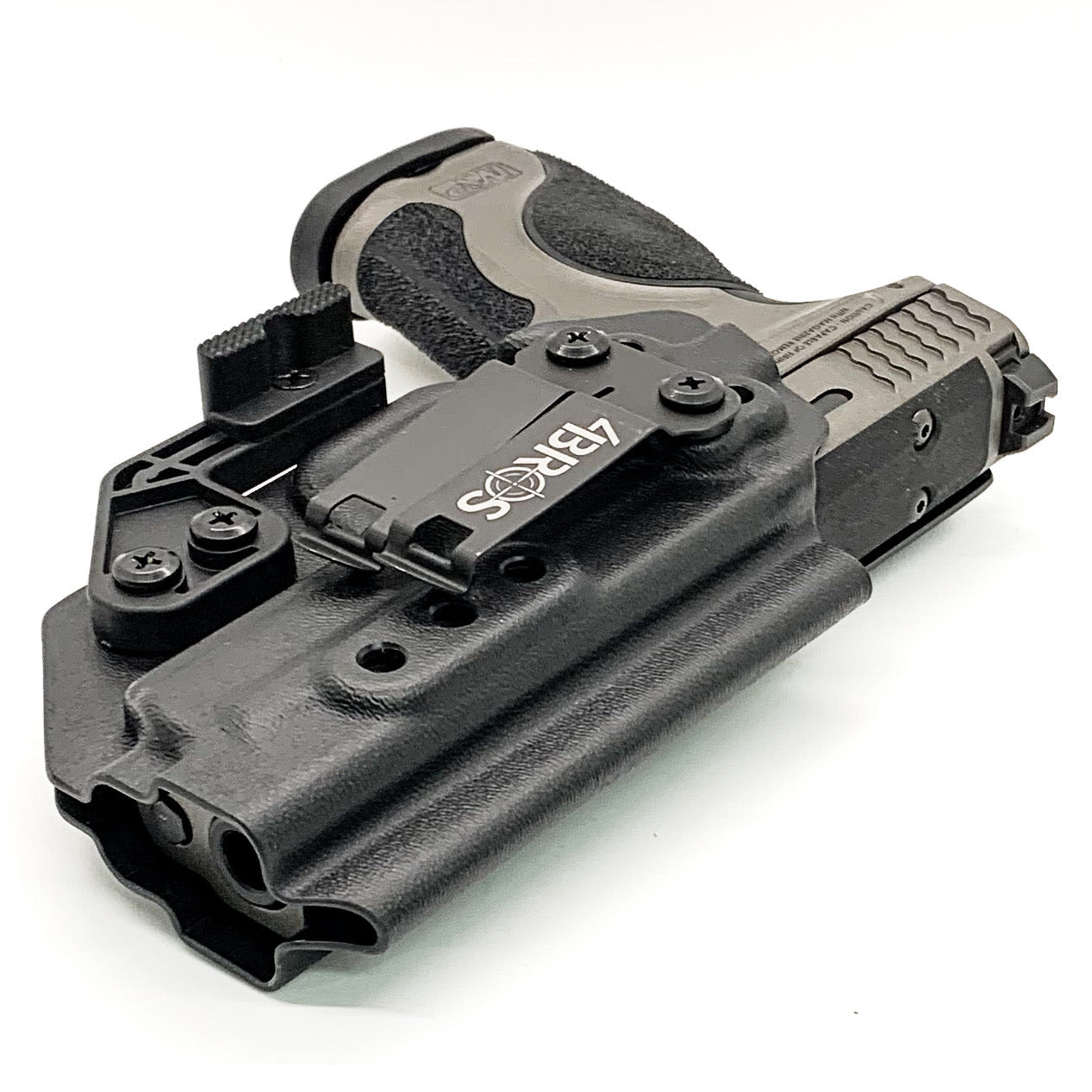 For the best IWB AIWB Inside Waistband, Kydex Taco Style Holster for the Smith and Wesson S&W M&P 9 M2.0 METAL 4" pistol shop Four Brothers 4BROS Holsters. 