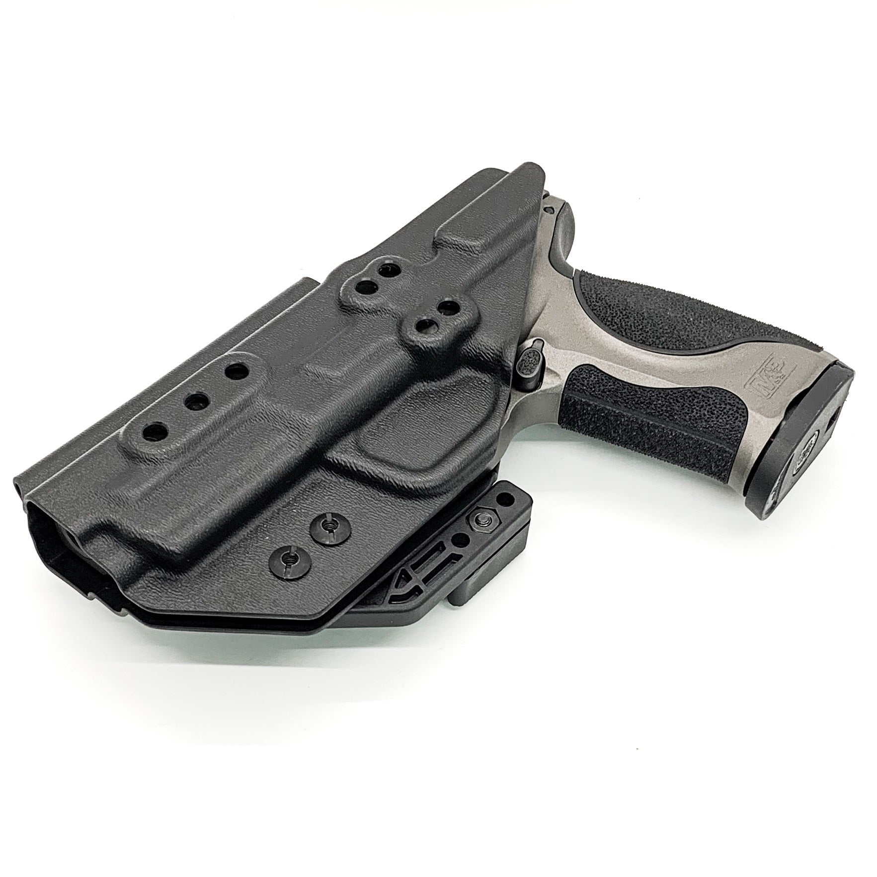 For the best IWB AIWB Inside Waistband, Kydex Taco Style Holster for the Smith and Wesson S&W M&P 9 M2.0 METAL 4" pistol shop Four Brothers 4BROS Holsters. 