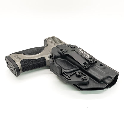 For the best IWB AIWB Inside Waistband, Kydex Taco Style Holster for the Smith and Wesson S&W M&P 9 M2.0 METAL 4" pistol shop Four Brothers 4BROS Holsters. 