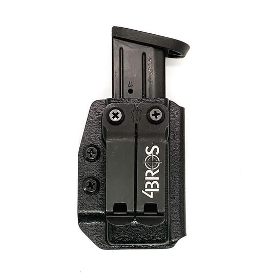 For the best, Inside Waistband IWB AIWB Smith & Wesson M&P 9mm or .40 magazine carrier, holster, & pouch shop Four Brothers 4BROS Holsters. Made in the USA.