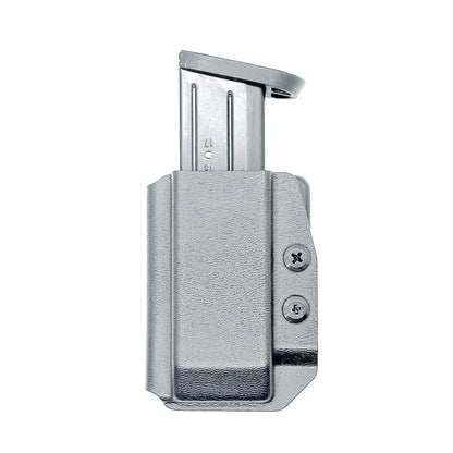 Black Kydex OWB Outside Waistband magazine pouch for Smith & Wesson M&P 9mm & 40 from Four Brothers 4BROS Holsters.  