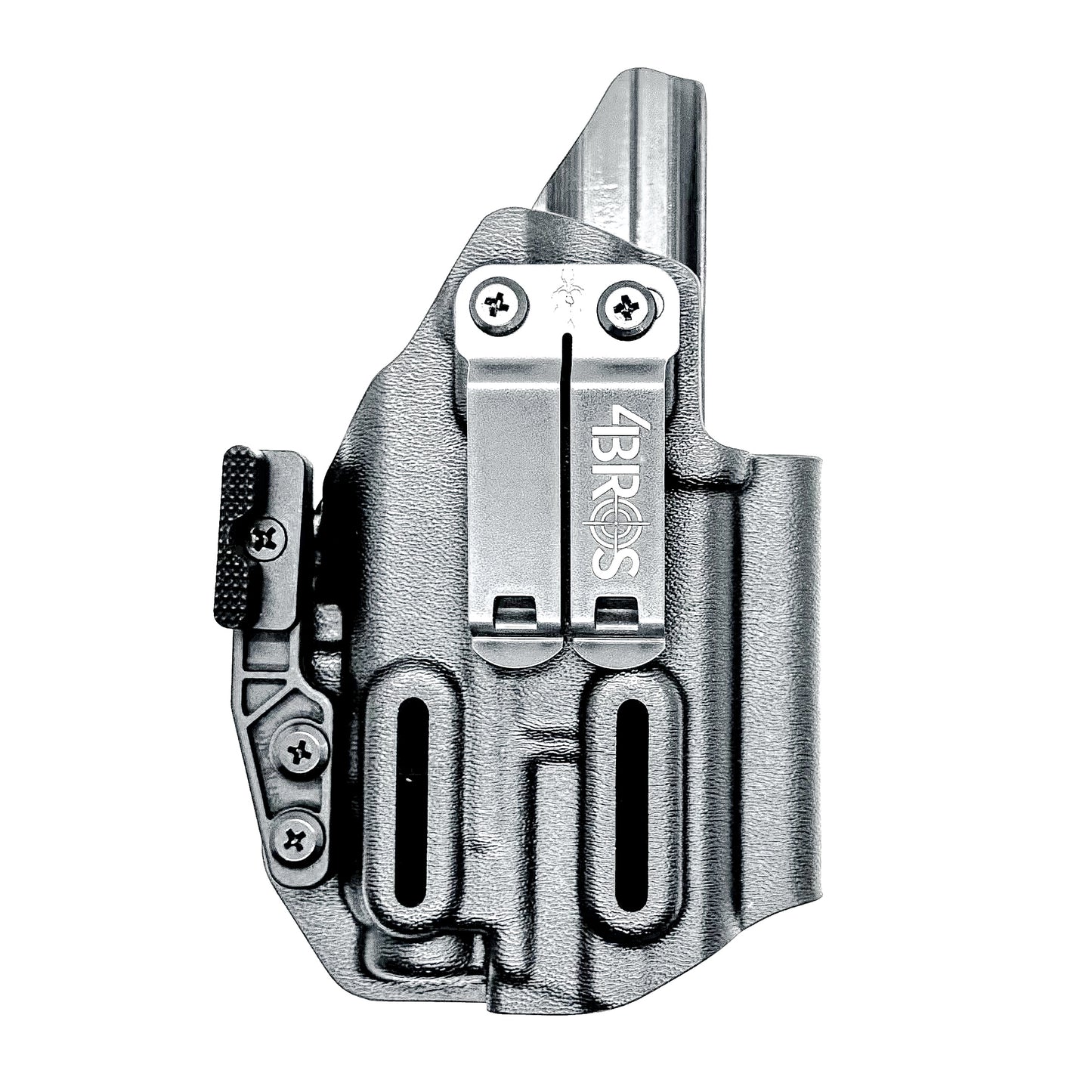 Black IWB Inside Waistband Holster for the Smith & Wesson M&P 9mm 3.6" M2.0 pistol & Streamlight TLR-7 A & TLR-7 X with DCC Monoblock and a modwing.