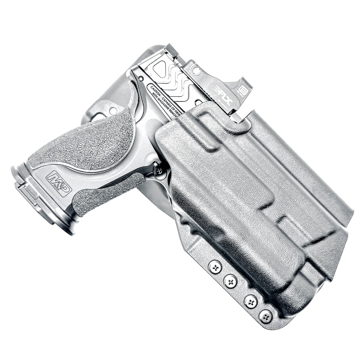 Outside Waistband (OWB) light-duty & competition holster for the Smith & Wesson M&P M2.0 Metal with Streamlight TLR-1 or TLR-1 HL. Optic ready, made in the USA