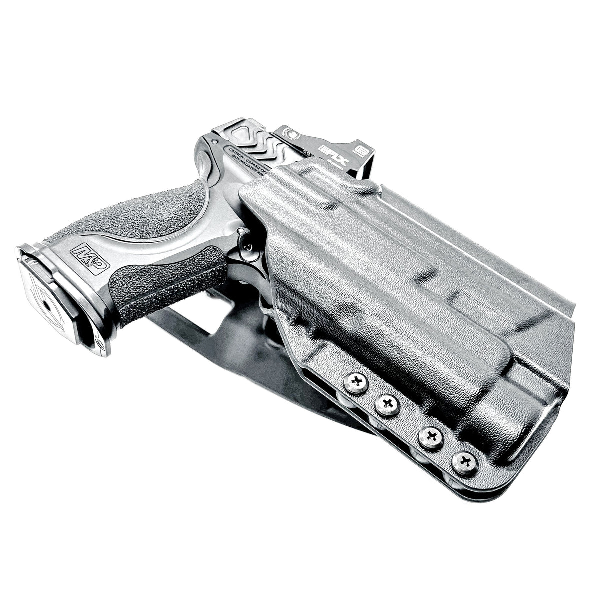 Outside Waistband (OWB) light-duty & competition holster for the Smith & Wesson M&P M2.0 Metal with Streamlight TLR-1 or TLR-1 HL. Optic ready, made in the USA