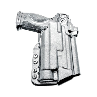 Outside Waistband (OWB) light-duty & competition holster for the Smith & Wesson M&P M2.0 Metal with Streamlight TLR-1 or TLR-1 HL. Optic ready, made in the USA