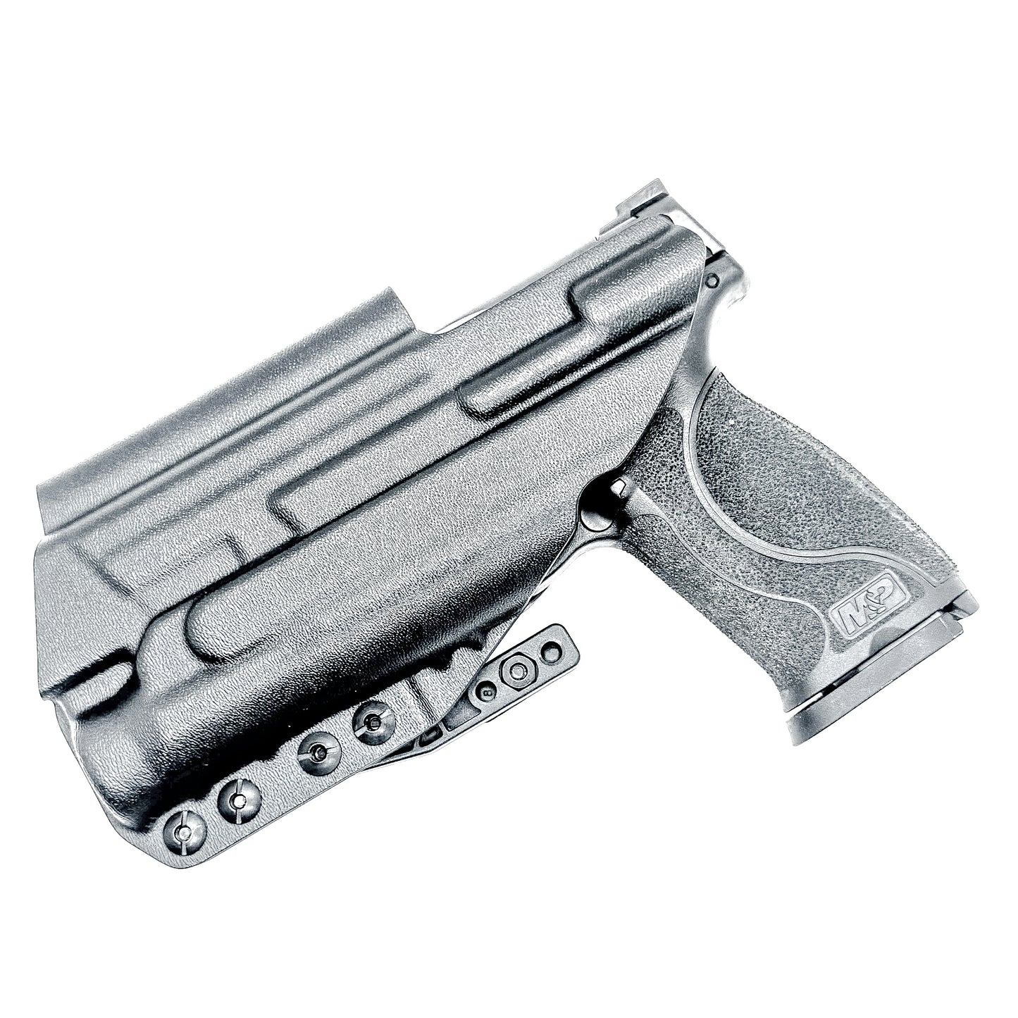 Black Inside Waistband IWB for the Smith & Wesson M&P M2.0 4.25" pistol with the Streamlight TLR-1 HL Kydex Holster with Monoblock and a modwing.