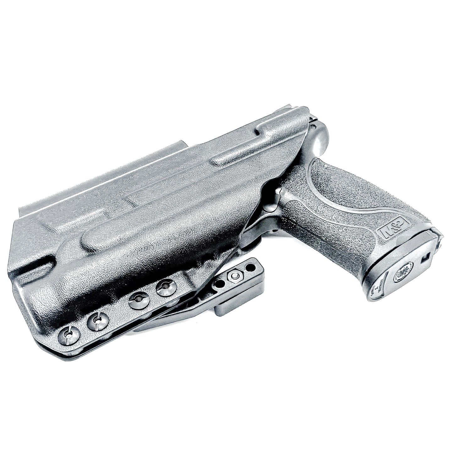 Black Inside Waistband IWB for the Smith & Wesson M&P M2.0 4.25" pistol with the Streamlight TLR-1 HL Kydex Holster with Monoblock and a modwing.