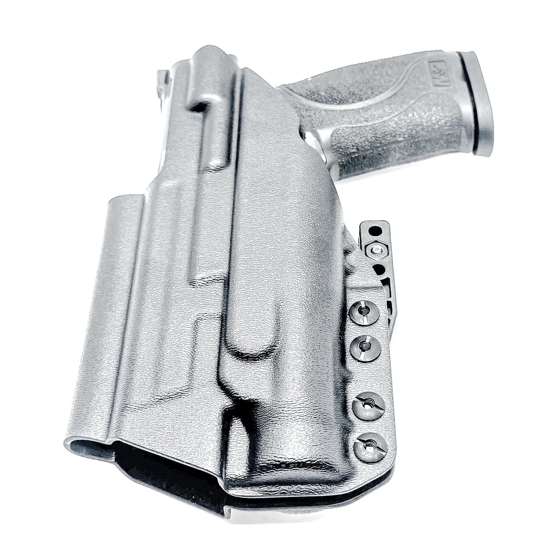 Black Inside Waistband IWB for the Smith & Wesson M&P M2.0 4.25" pistol with the Streamlight TLR-1 HL Kydex Holster with Monoblock and a modwing.