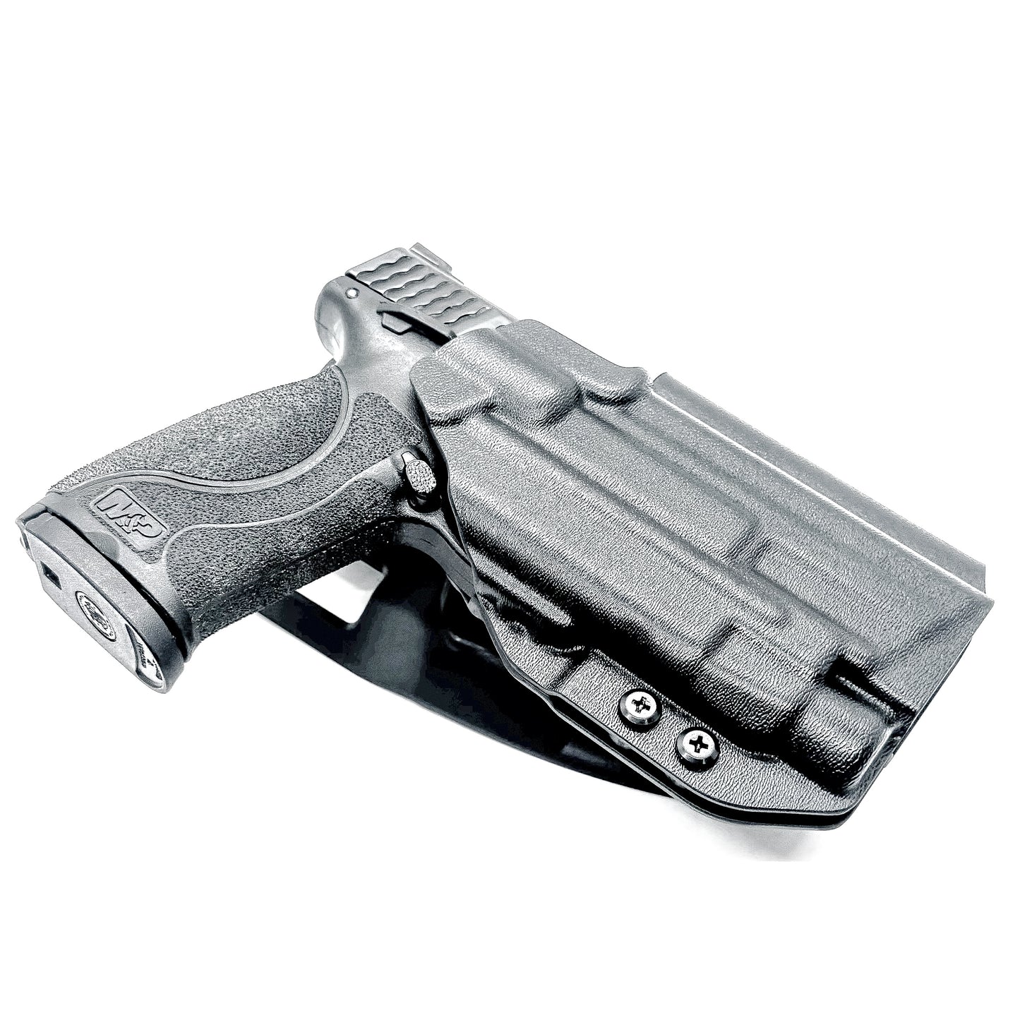 Outside Waistband Duty & Competition Holster for the Smith & Wesson M&P M2.0 4.25" & Streamlight TLR-7 X, A, & TLR-7 HL-X in black with a Duty Drop attachment.