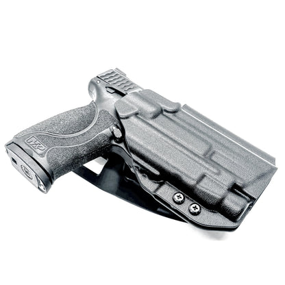 Outside Waistband Duty & Competition Holster for the Smith & Wesson M&P M2.0 4.25" & Streamlight TLR-7 X, A, & TLR-7 HL-X in black with a Duty Drop attachment.
