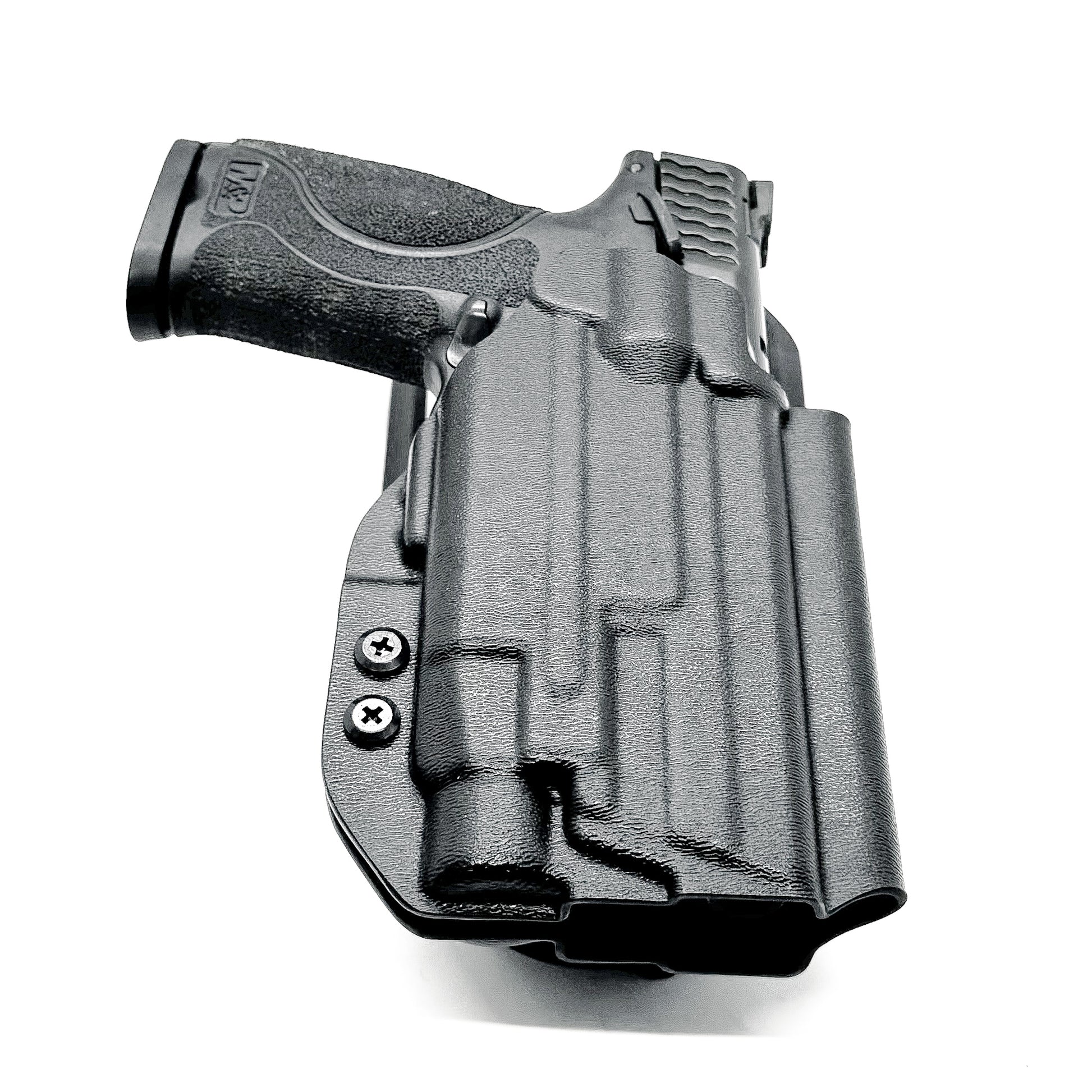 For the best Outside Waistband Smith & Wesson M&P M2.0 4.25" & Streamlight TLR-7 X, A, & TLR-7 HL-X Duty & Competition Holster, shop Four Brothers Holsters. 