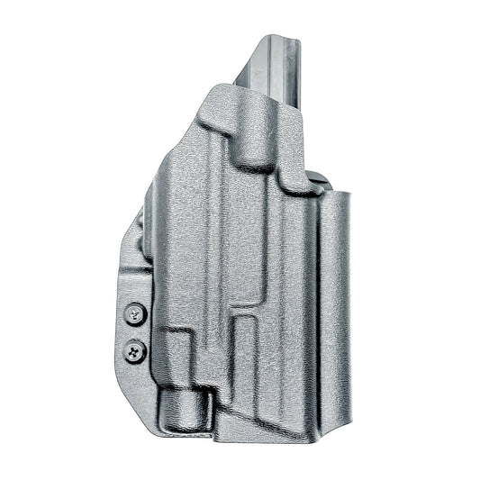 Black Outside Waistband Holster for the Smith & Wesson M&P 2.0 4.25" 9MM pistol & Streamlight TLR-7 A, X & TLR-7 HL-X with 4Bros 1.5" Belt Slide.