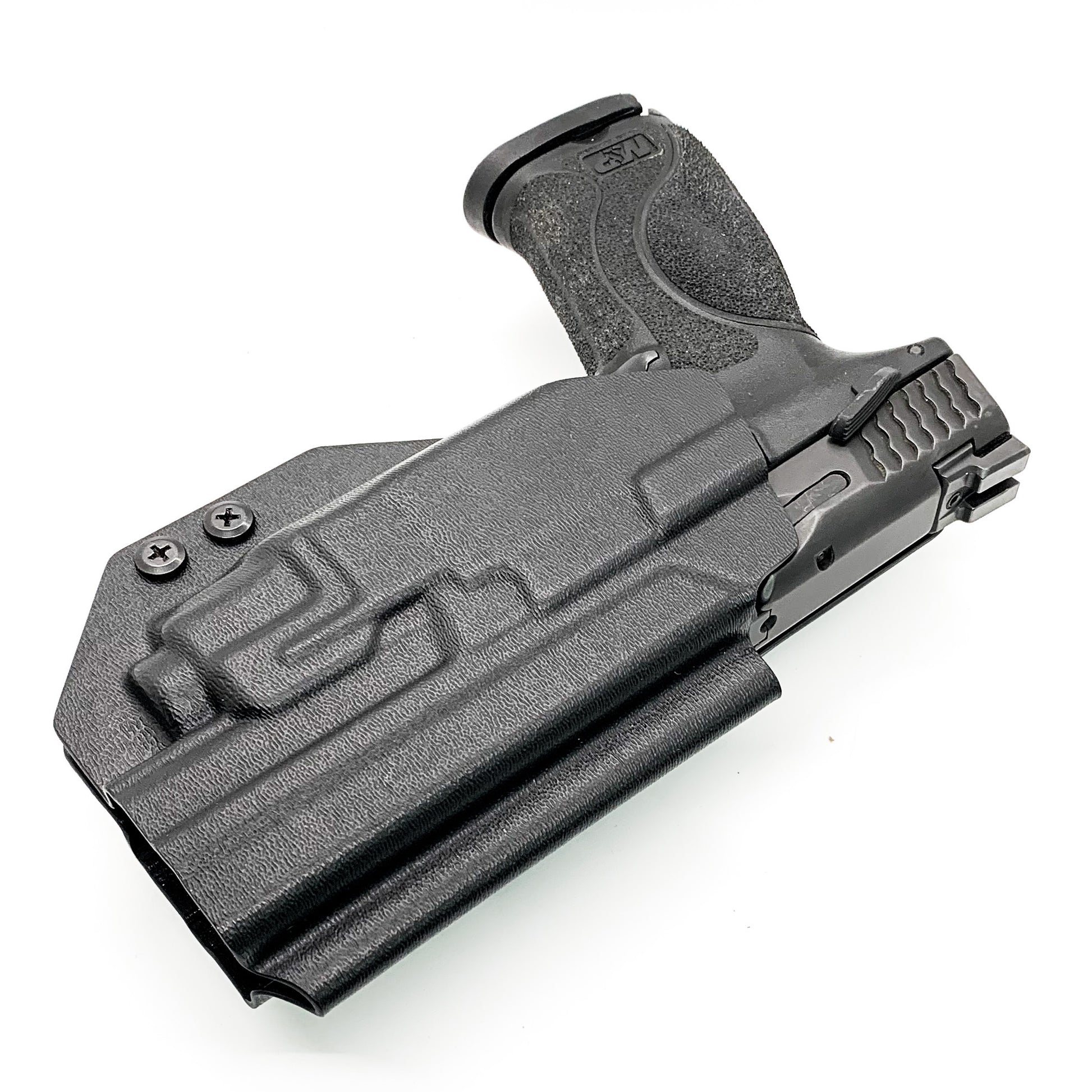 For the best Outside Waistband OWB Holster for the Smith & Wesson M&P M2.0 9mm 4.25"  pistol & Streamlight TLR-8 or TLR-8A, shop Four Brothers 4BROS Holsters.