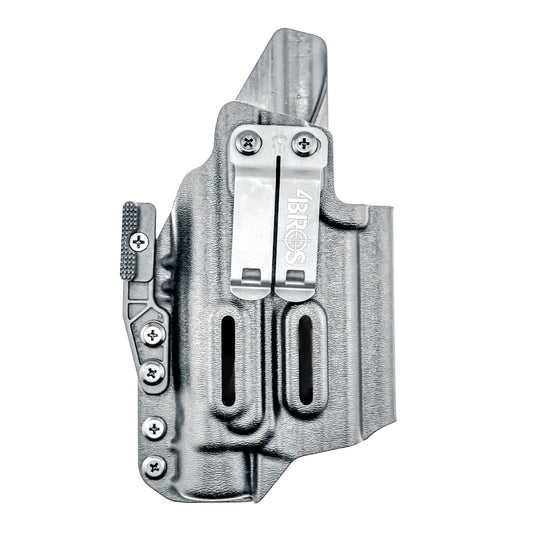 For the best Inside Waistband IWB for the Smith & Wesson 4.25" 9mm pistol with the Streamlight TLR-1 HL-X Kydex Holster, shop Four Brothers 4BROS Holsters.