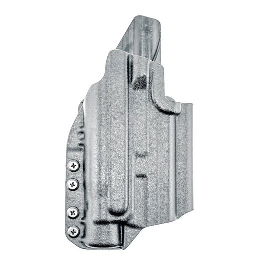For the best Outside Waistband OWB for the Smith & Wesson 4.25" 9mm pistol with the Streamlight TLR-1 HL-X Kydex Holster, shop Four Brothers 4BROS Holsters.