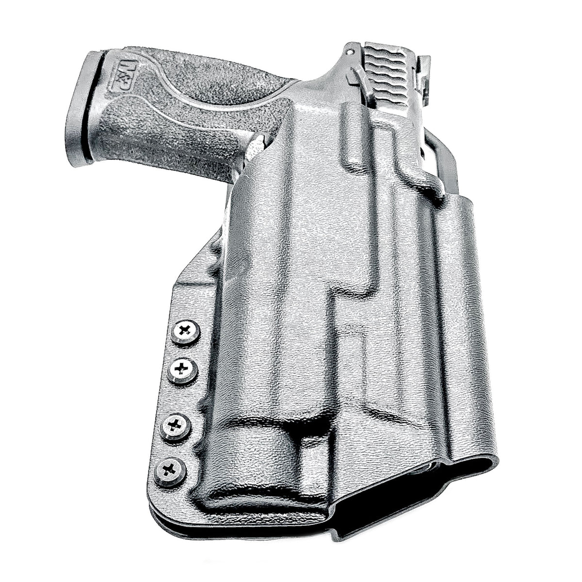 Outside Waistband (OWB) light duty and competition holster for Smith & Wesson M&P M2.0 4.25 9mm with Streamlight TLR-1 HL. Adjustable retention, optic-ready.