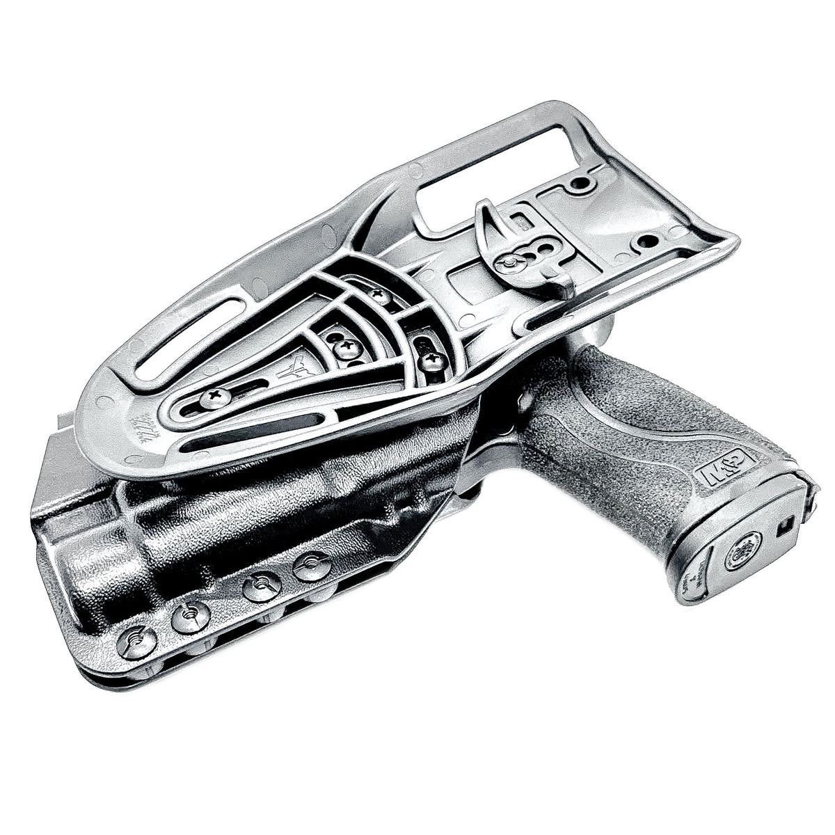 Outside Waistband (OWB) light duty and competition holster for Smith & Wesson M&P M2.0 4.25 9mm with Streamlight TLR-1 HL. Adjustable retention, optic-ready.