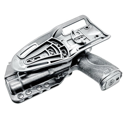 Outside Waistband (OWB) light duty and competition holster for Smith & Wesson M&P M2.0 4.25 9mm with Streamlight TLR-1 HL. Adjustable retention, optic-ready.