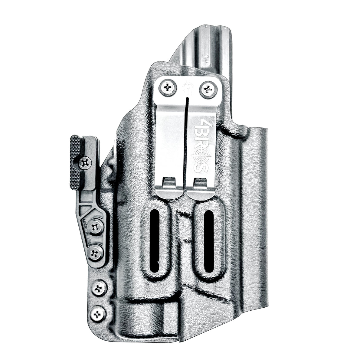 Inside Waistband (IWB) holster for the Smith & Wesson M&P M2.0 4.25 9mm with Streamlight TLR-1 HL. Adjustable retention, optic-ready, made in USA.