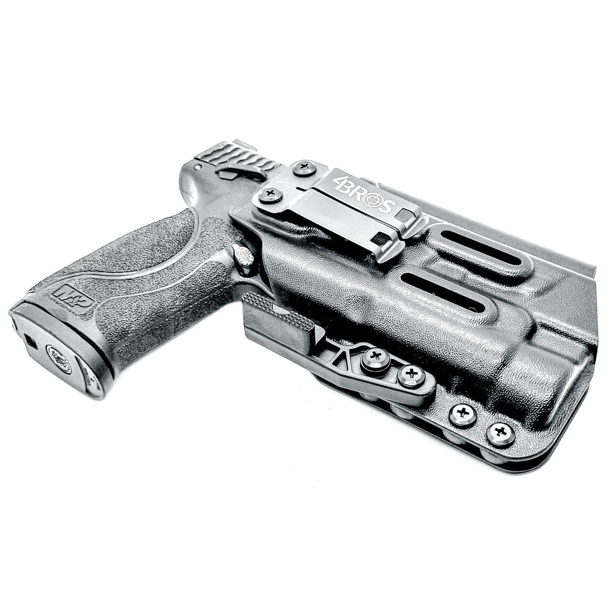 Inside Waistband (IWB) holster for the Smith & Wesson M&P M2.0 4.25 9mm with Streamlight TLR-1 HL. Adjustable retention, optic-ready, made in USA.