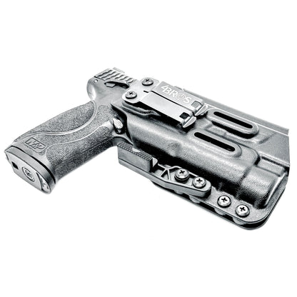 Inside Waistband (IWB) holster for the Smith & Wesson M&P M2.0 4.25 9mm with Streamlight TLR-1 HL. Adjustable retention, optic-ready, made in USA.