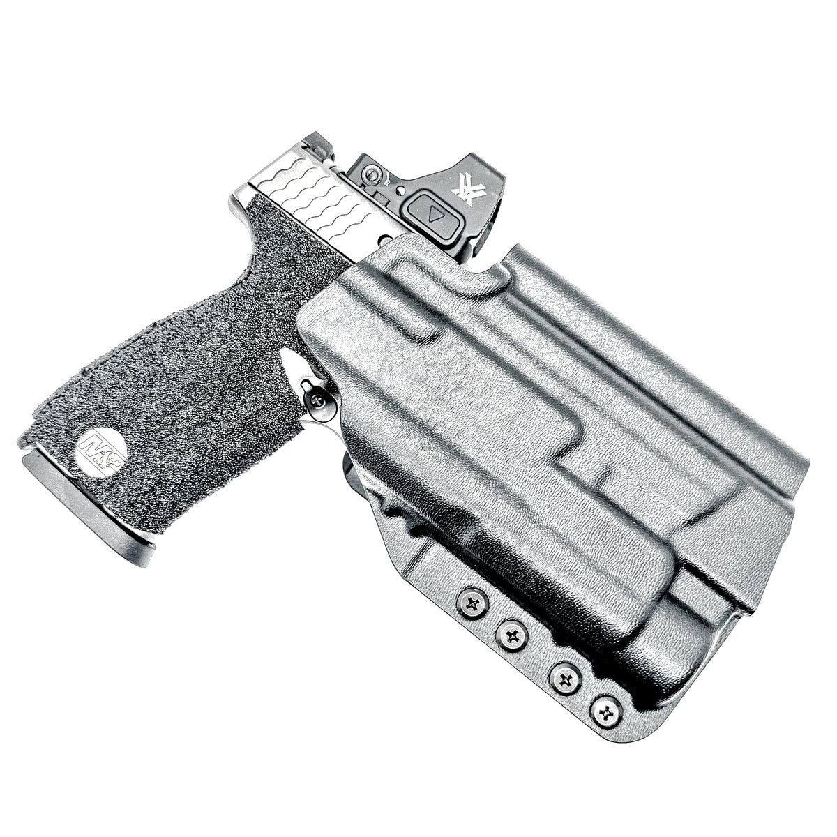 For the best Outside Waistband OWB Kydex Holster for the Smith & Wesson M&P M2.0 4.625" pistol & Streamlight TLR-1 HL/HP shop Four Brothers 4BROS Holsters.  