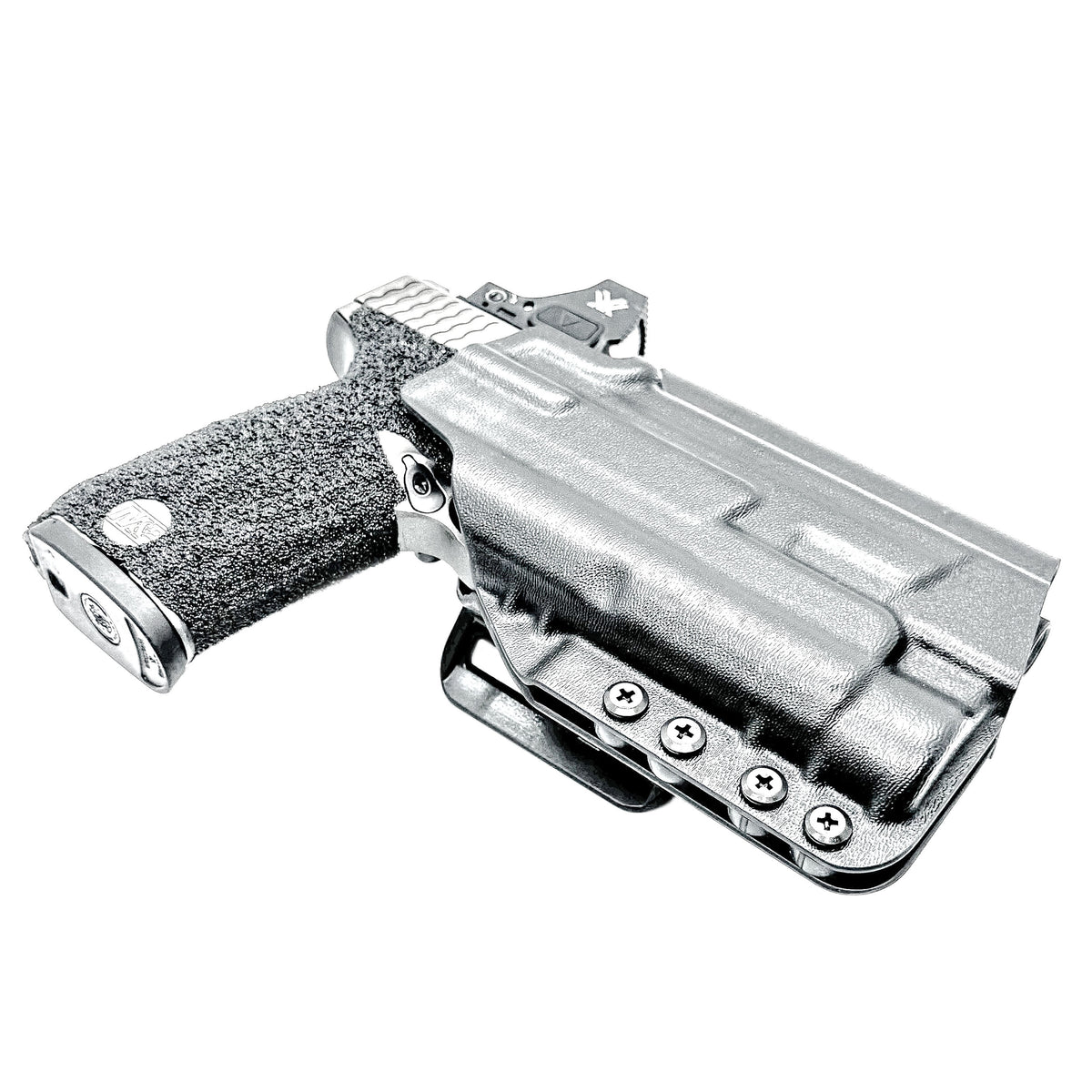 For the best Outside Waistband OWB Kydex Holster for the Smith & Wesson M&P M2.0 4.625" pistol & Streamlight TLR-1 HL/HP shop Four Brothers 4BROS Holsters.  