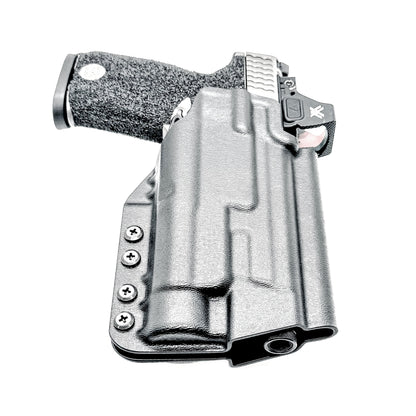 For the best Outside Waistband OWB Kydex Holster for the Smith & Wesson M&P M2.0 4.625" pistol & Streamlight TLR-1 HL/HP shop Four Brothers 4BROS Holsters.  