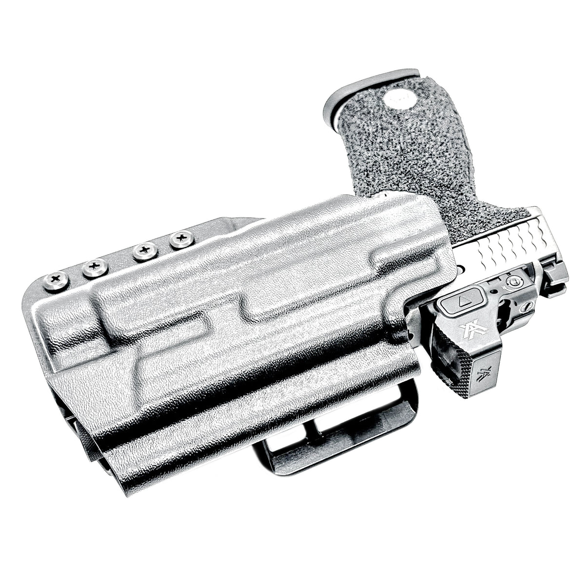 For the best Outside Waistband OWB Kydex Holster for the Smith & Wesson M&P M2.0 4.625" pistol & Streamlight TLR-1 HL/HP shop Four Brothers 4BROS Holsters.  