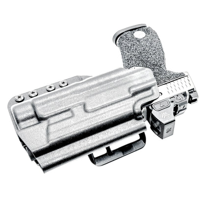 For the best Outside Waistband OWB Kydex Holster for the Smith & Wesson M&P M2.0 4.625" pistol & Streamlight TLR-1 HL/HP shop Four Brothers 4BROS Holsters.  