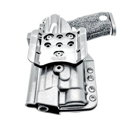 For the best Outside Waistband OWB Kydex Holster for the Smith & Wesson M&P M2.0 4.625" pistol & Streamlight TLR-1 HL/HP shop Four Brothers 4BROS Holsters.  
