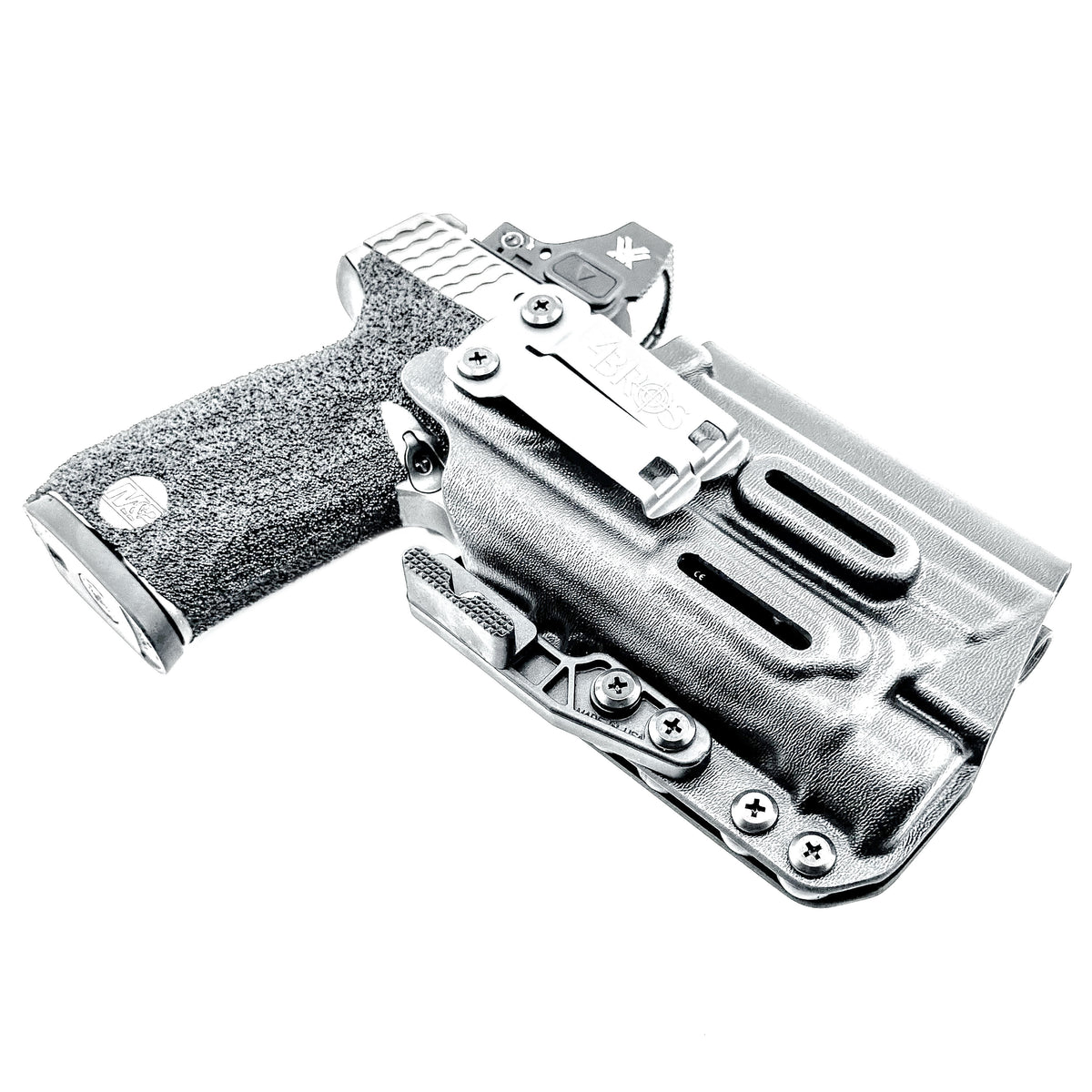 For the best IWB AIWB Inside Waistband Kydex Holster for the Smith & Wesson M&P M2.0 4.625" pistol & Streamlight TLR-1 HL-X shop Four Brothers Holsters.