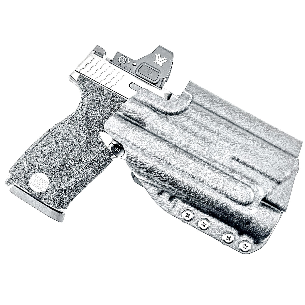 For the best Outside Waistband OWB Kydex Holster for the Smith & Wesson M&P M2.0 4.625" pistol & Streamlight TLR-1 HL-X shop Four Brothers 4BROS Holsters.