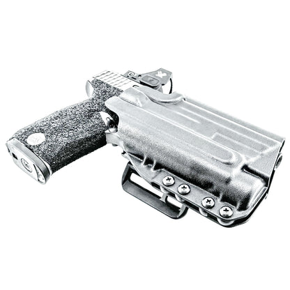 For the best Outside Waistband OWB Kydex Holster for the Smith & Wesson M&P M2.0 4.625" pistol & Streamlight TLR-1 HL-X shop Four Brothers 4BROS Holsters.