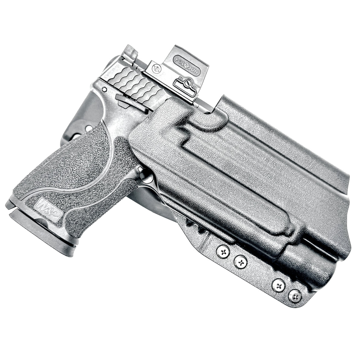 For the best OWB Smith & Wesson M&P 10MM M2.0 4.6" with thumb safety & Surefire X300U & X300T Duty & Competition Holster, shop Four Brothers Holsters.